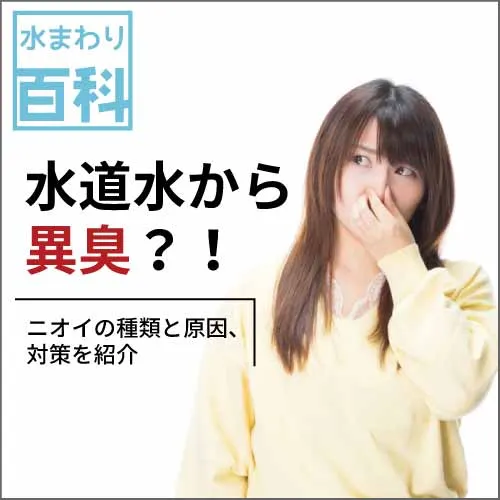 水道水から異臭がする原因