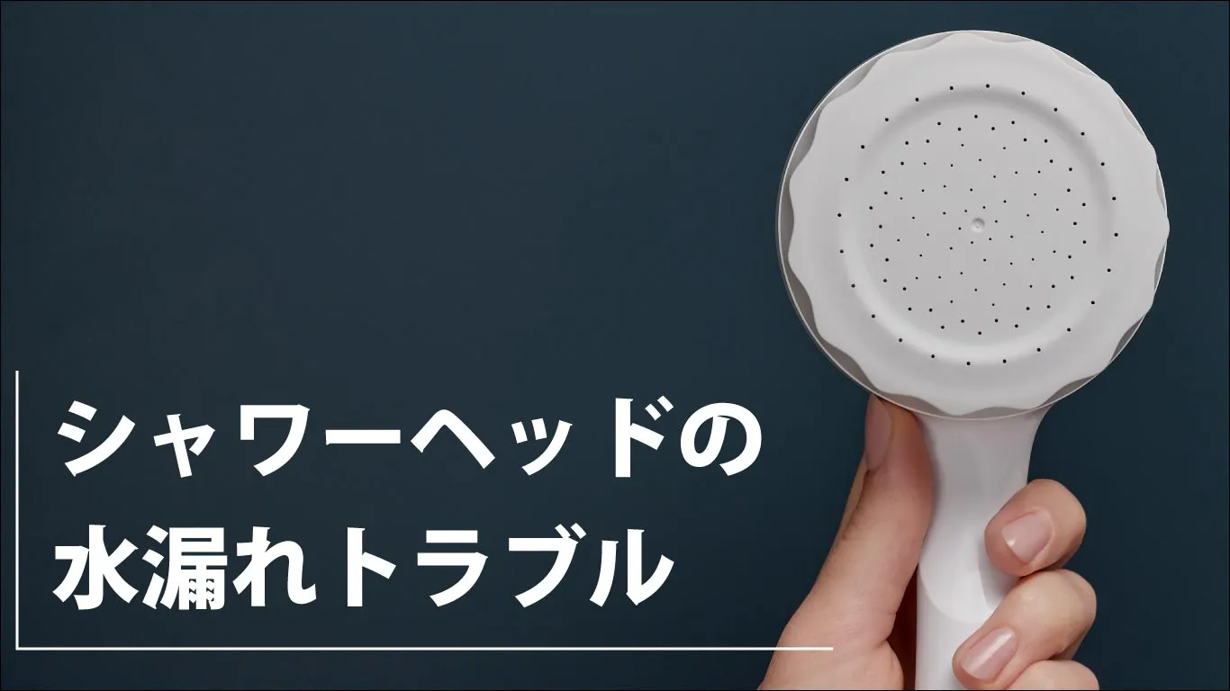 シャワーヘッドの水漏れトラブル・メインイメージ
