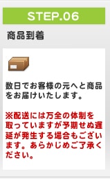 商品到着