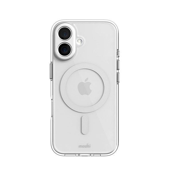 moshi iGlaze [99MO241011] for iPhone 16 (Luna Silver)