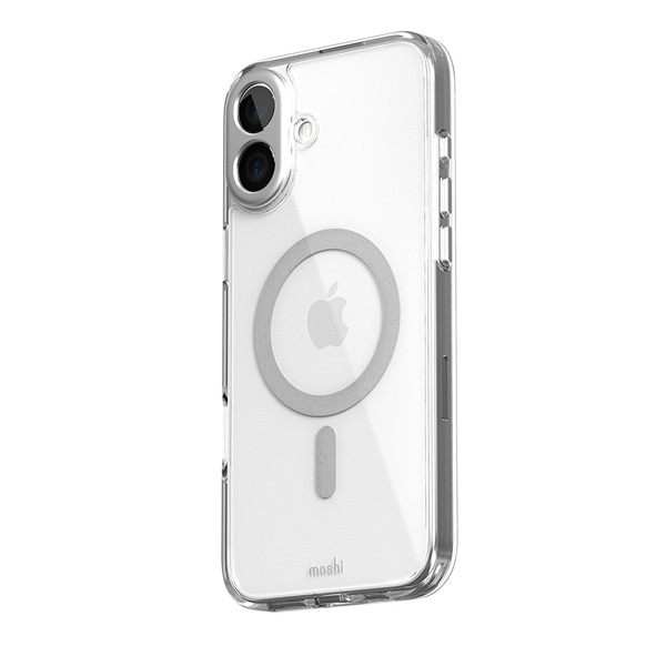 moshi iGlaze [99MO241012] for iPhone 16 Plus (Luna Silver)