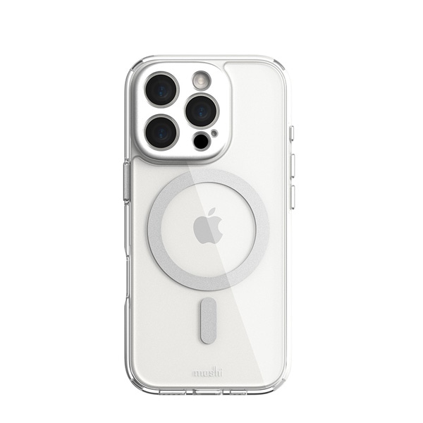 moshi iGlaze [99MO241013] for iPhone 16 Pro (Luna Silver)