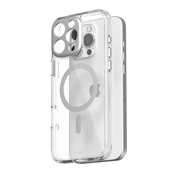 moshi iGlaze [99MO241014] for iPhone 16 Pro Max (Luna Silver)