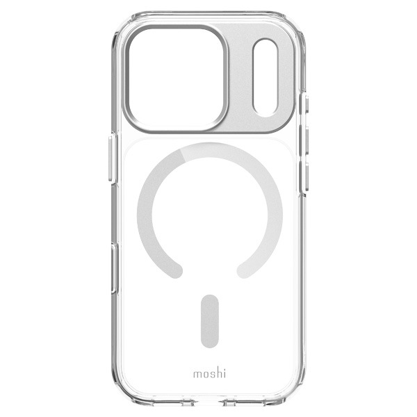 moshi iGlaze [99M2251023] for iPhone 17 Pro (Luna Silver)