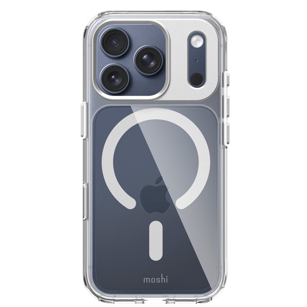 moshi iGlaze [99M2251023] for iPhone 17 Pro (Luna Silver)