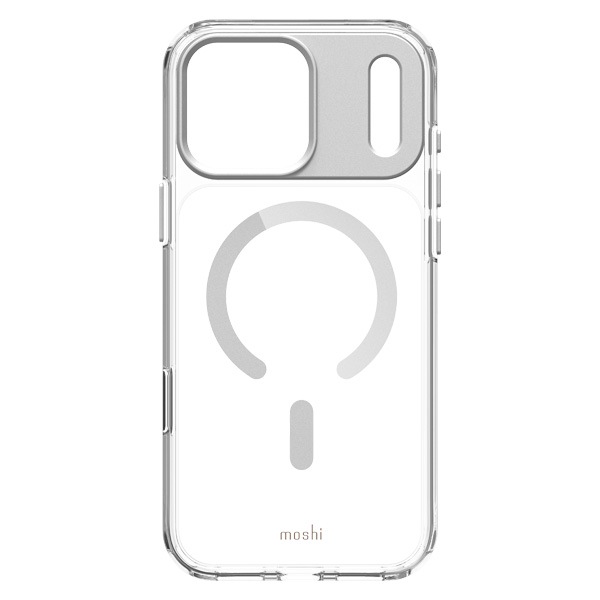 moshi iGlaze for iPhone 17 Pro Max (Luna Silver) MagSafe対応