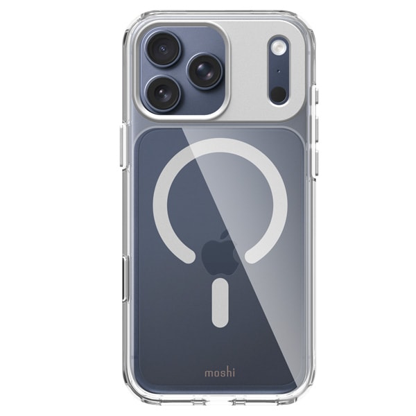 moshi iGlaze for iPhone 17 Pro Max (Luna Silver) MagSafe対応