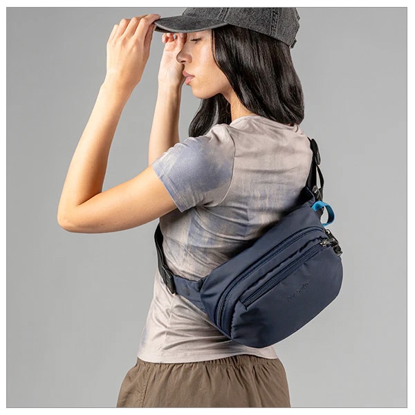 Pacsafe Vヒップパック(バイブ 100) (12970324) 窃盗 盗難防止機能