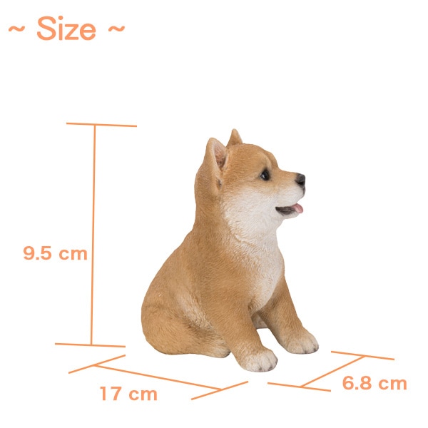 WOOBIA 左向き座り 子柴犬 シバイヌ