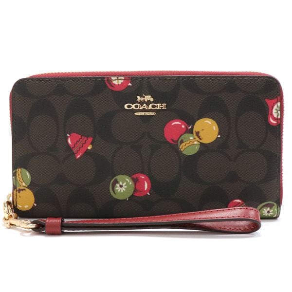 コーチ 長財布 レディース COACH Wallet オーナメント プリント