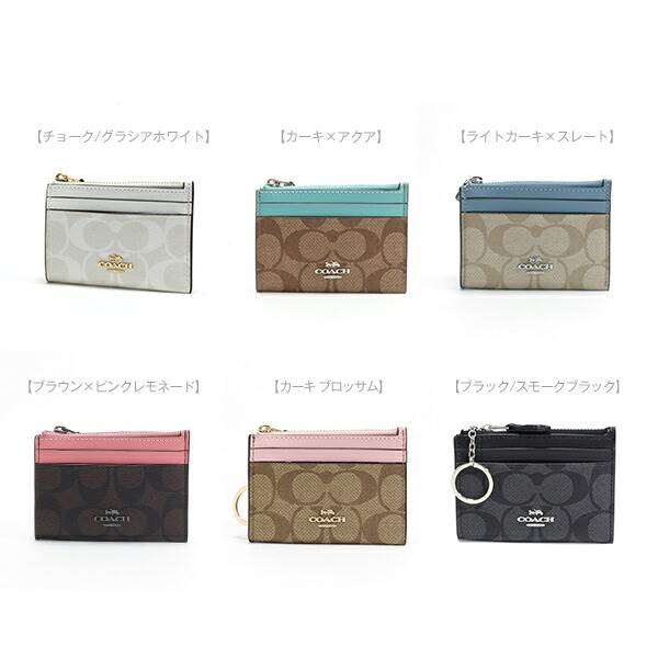 コーチ コインケース レディース COACH coin purse ミニ ID キーリング