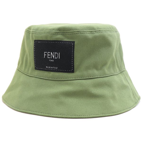 FENDI ブラウンファブリック ハット sizeS ハット ファブリック ブラウン | Fendi