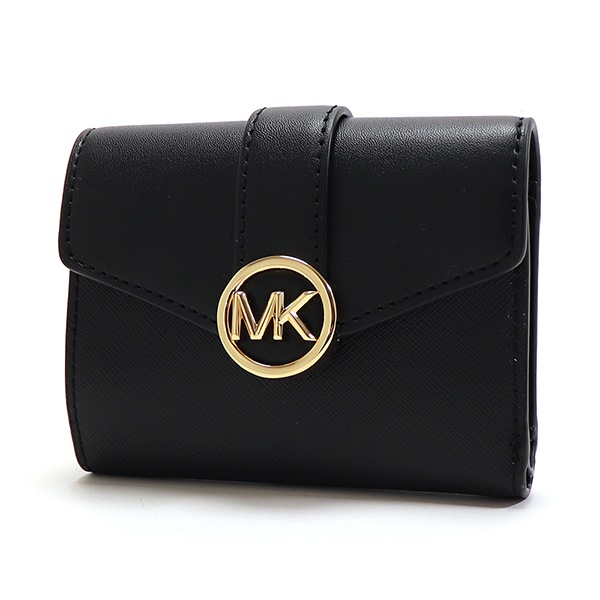 マイケルコース 三つ折り財布 MICHAEL KORS 35S2GNMF6L BLACK