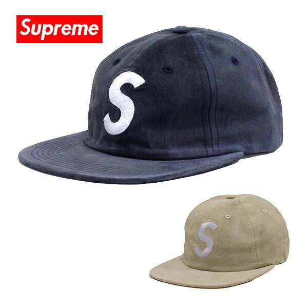 【希少】Supreme Suede S Logo 6-Panel cap