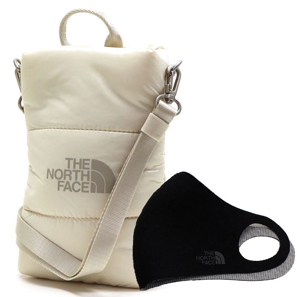 クリスマスセール ザ ノースフェイス ミニショルダーバッグ マスクセット THE NORTH FACE ショルダーポーチ NN2PQ62K CRE nn2pq62k.jpg