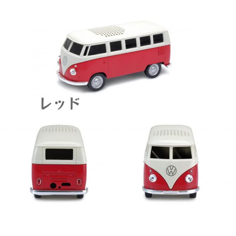 bluetoothオートスピーカー オファー vw bus red