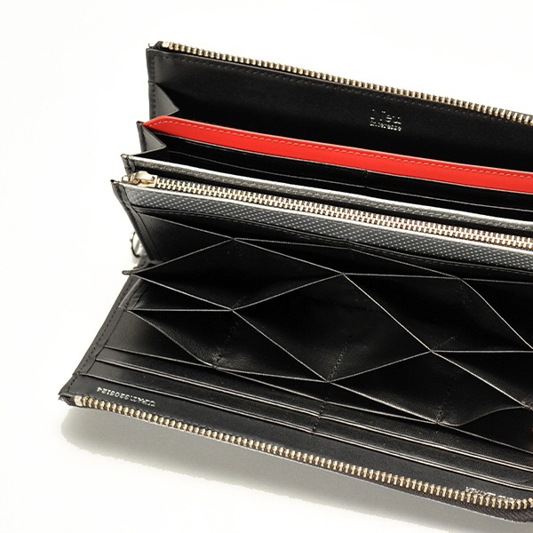 ノイインテレッセ サール ハニーセル長財布 L字ラウンドファスナー束入