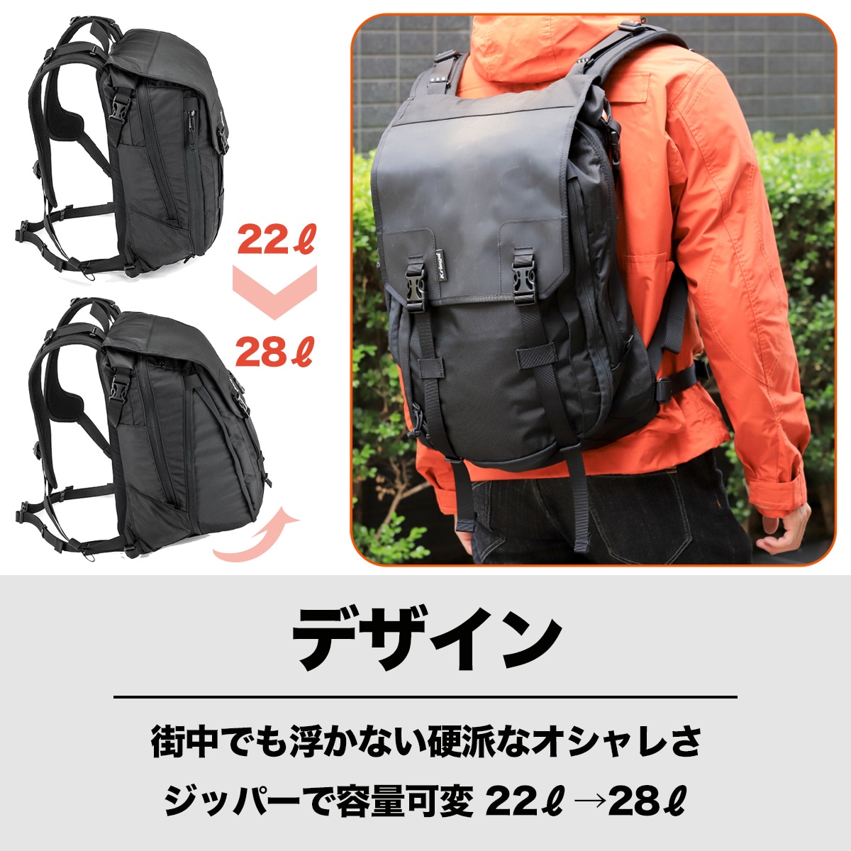 RuruKriega クリーガ TRAIL 18 バックパック 容量18L ライム KRUT18-L