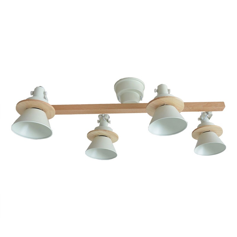 ブルックリンスタイルの照明 | 4灯シーリングライト | インテリア