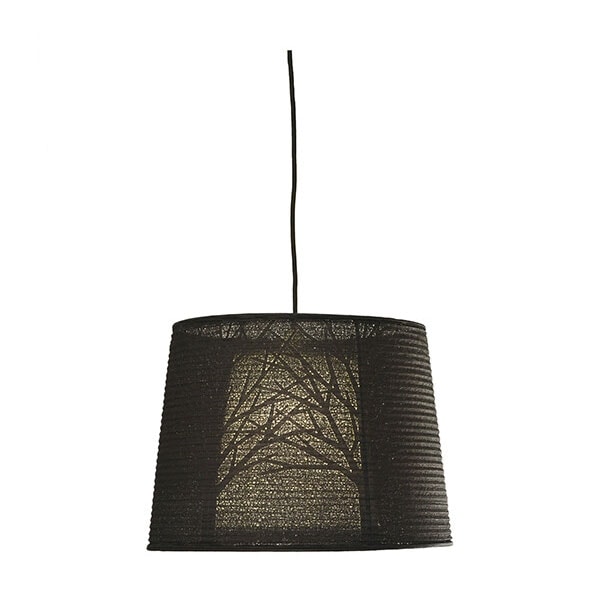 森をイメージした和紙の1灯ペンダントライト | インテリア・家具の通販