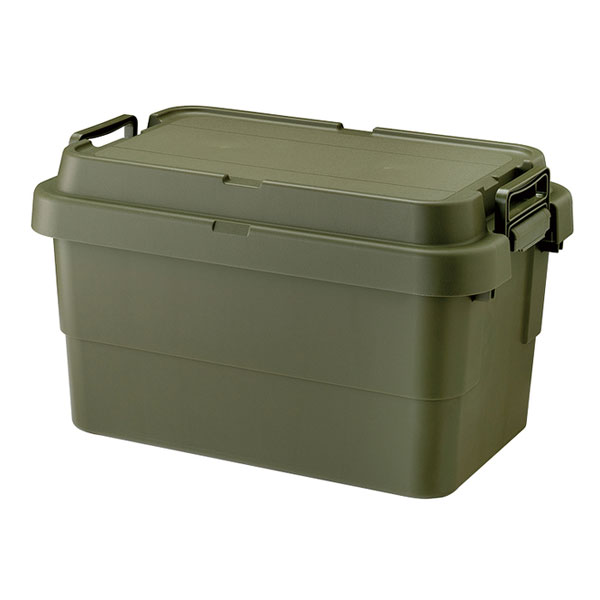 蓋つき収納ボックス｜アウトドア仕様｜50L深型 | インテリア・家具の