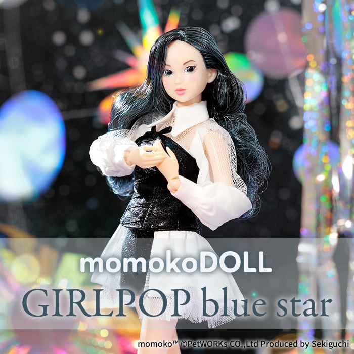 ⥳ɡ momokoDOLL GIRLPOP blue star