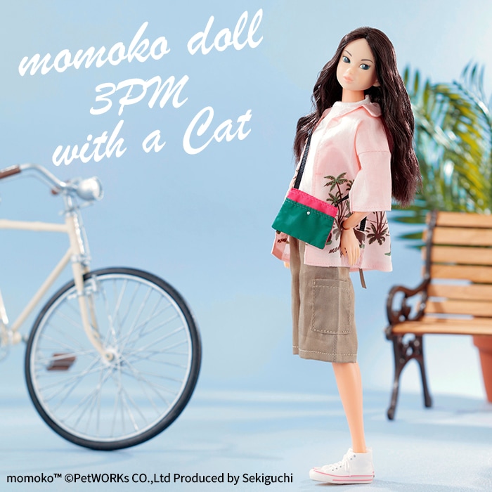 ≪モモコドール≫ momoko DOLL 3PM with a Cat|【ぬいぐるみのセキグチ