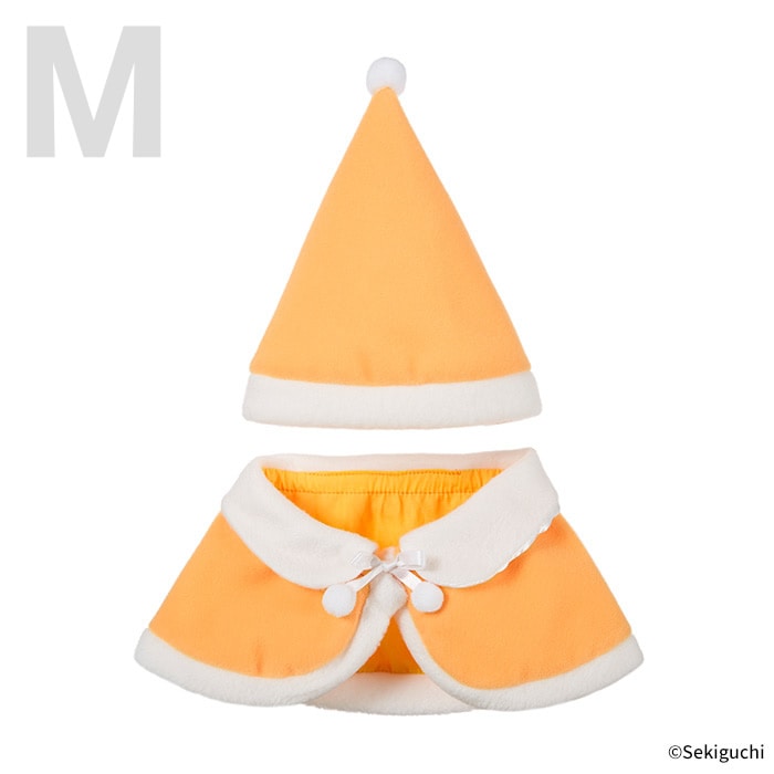 【当店オリジナル】 ぬいぐるみ用 ケープ帽子 オレンジ Mサイズ ご注文はこちら