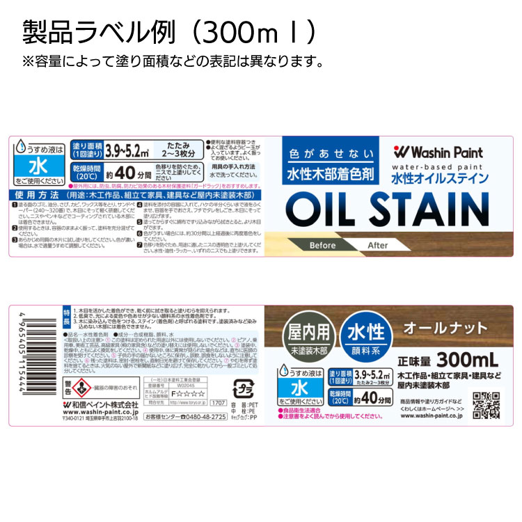 和信ペイント 水性オイルステイン 0.7L×6缶/箱 【送料無料】通販｜現場