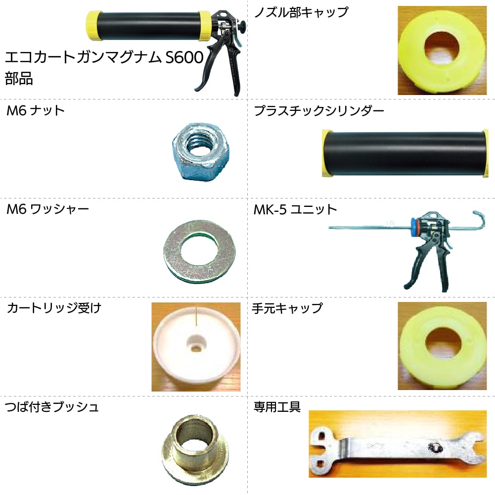 サンスター技研 エコカートガン マグナムS600用カートリッジ受け