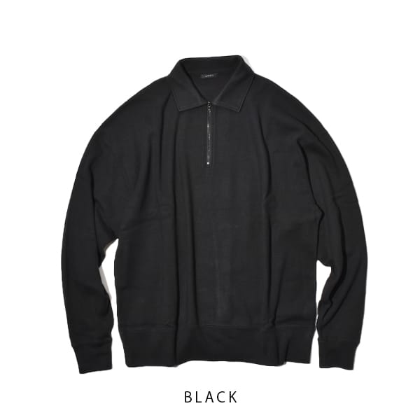 30％OFF SALE セール】LENO リノ HALF ZIP PULLOVER T-SHIRT ハーフ