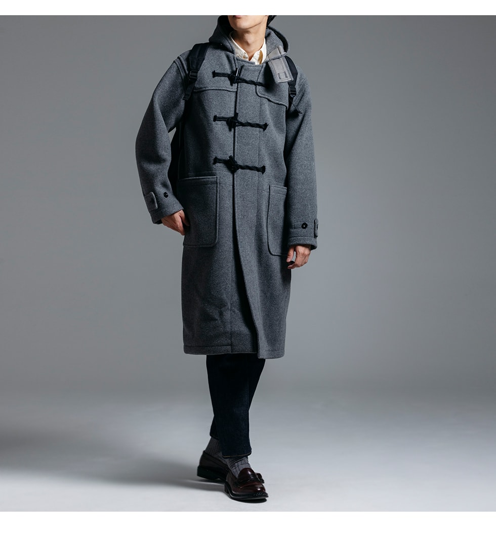 30％OFF SALE セール】LENO リノ DUFFLE COAT ダッフルコート ウール