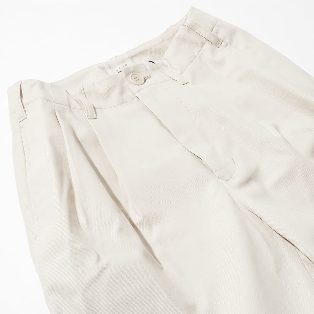 30％OFF SALE セール】LENO リノ 【WOMENS】 2 TUCK SHORT TROUSERS 2