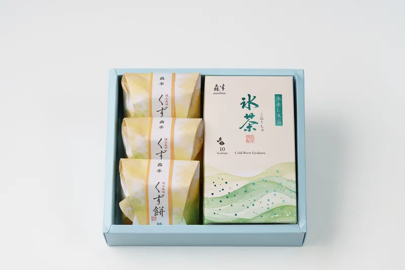 森半 氷茶(玉露)・くず餅(柚子)詰め合わせの商品画像