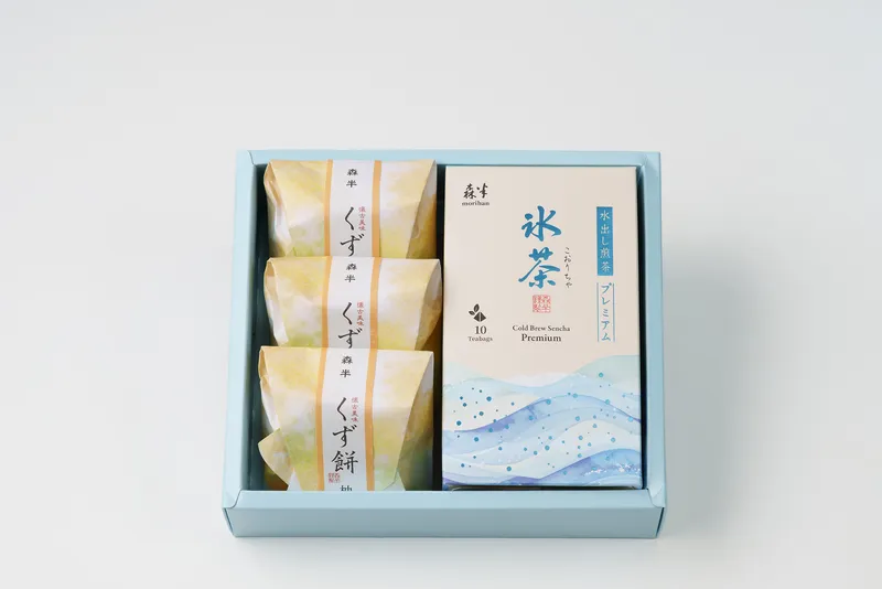 森半 氷茶(煎茶)・くず餅(柚子)詰め合わせの商品画像