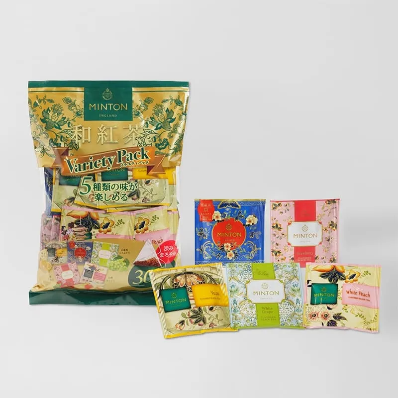 MINTON(ミントン) <ティーバッグ> 和紅茶バラエティーパック（6杯分×5種類） [30P]の商品画像