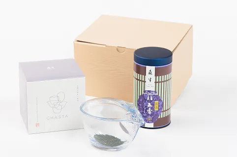 森半 くつろぎ 五感で味わう急須 CHASTA(チャスタ)・五香(ごこう)煎茶 [120g缶入り]の商品画像
