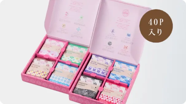 KFK(カフカ)<ドリップバッグ> コーヒーギフトボックス 40PG 七宝つなぎ[40個入り]の商品画像