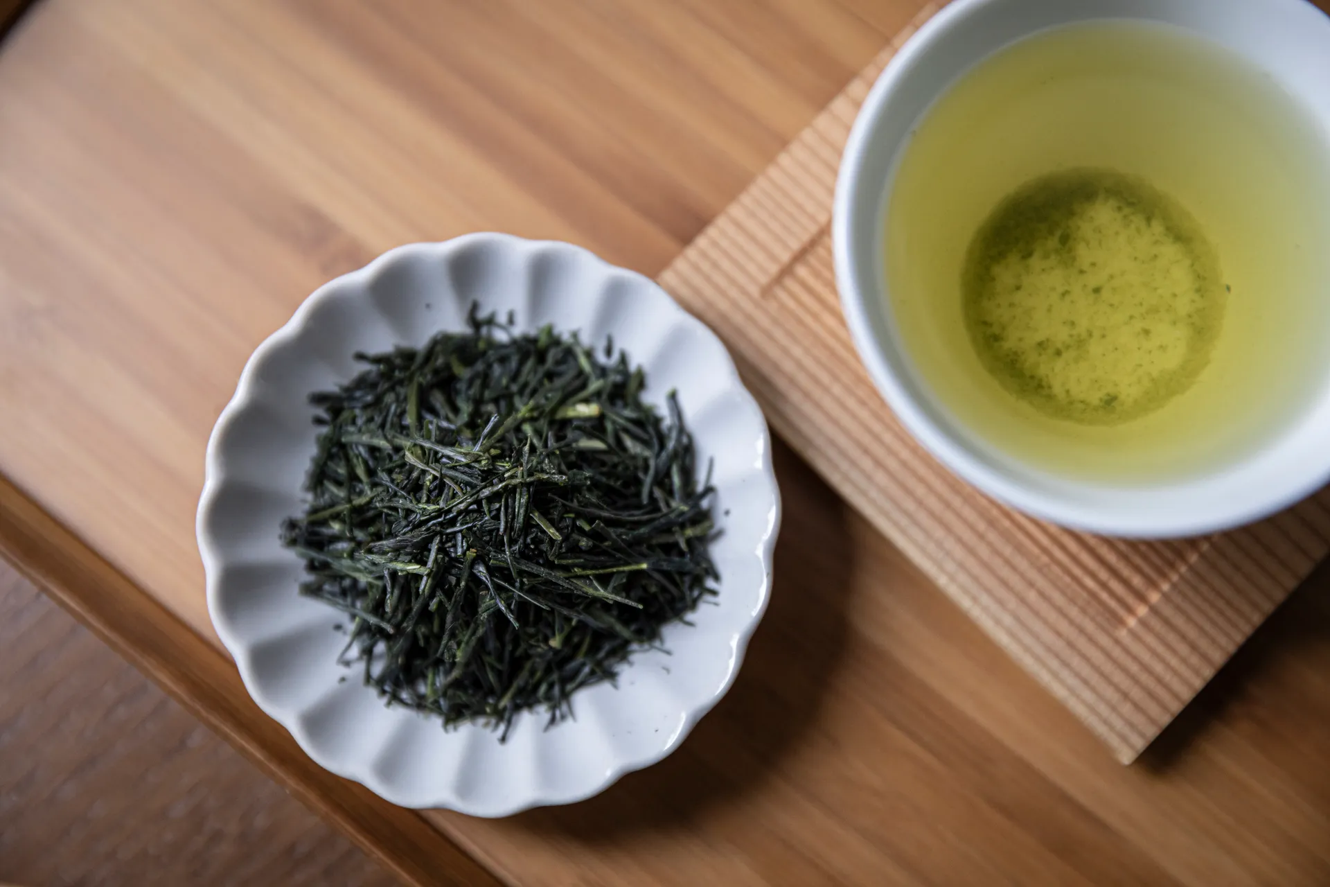 茶殻を包んだ和風生春巻き