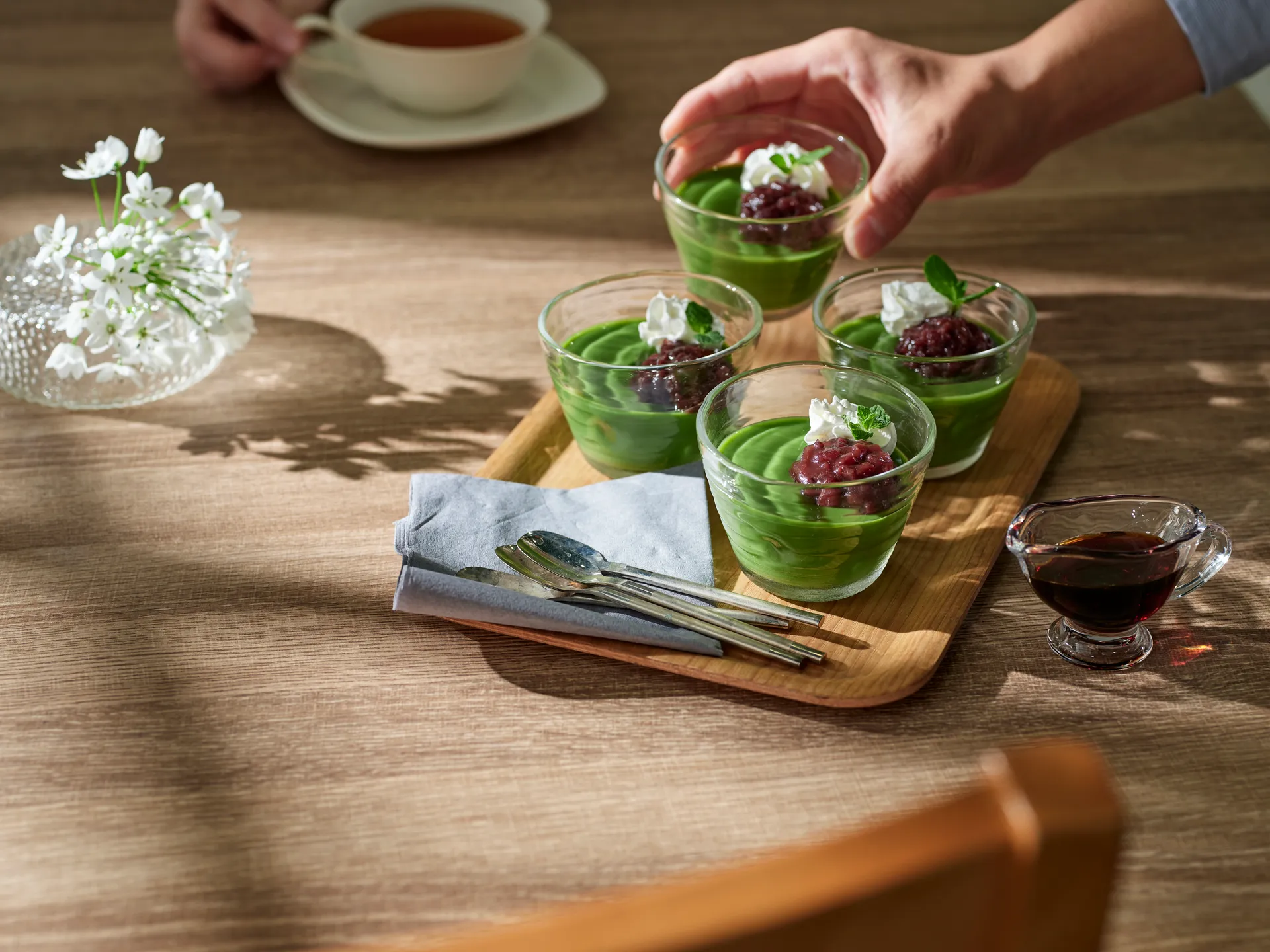 抹茶ホワイトチョコテリーヌ