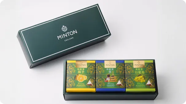 MINTON(ミントン)<ティーバッグ> 和紅茶 3箱ギフトセット(京・柚子・白葡萄)の商品画像