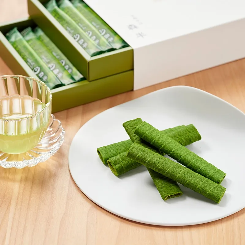 森半 薄焼きロールクレープ 抹茶くるる [10本入り]