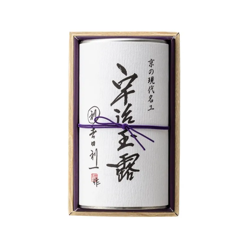 森半 【受注生産】 京の現代名工・吉田利一作 宇治玉露 [100g缶]