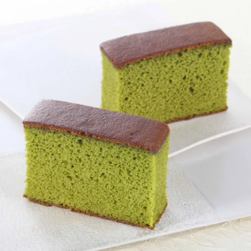 極上手作り宇治抹茶カステラ ［5切］