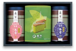 銘茶五香(ごこう)・<br>抹茶カステラ詰合せ