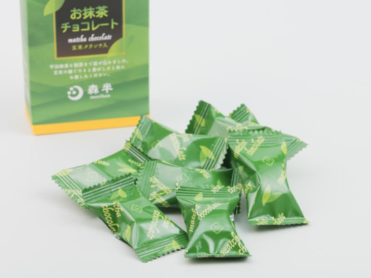 森半 お抹茶チョコレート (玄米クランチ入) [8個入り] | 洋菓子 | 森半