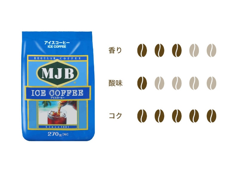 MJB(エムジェービー) <レギュラーコーヒー>アイスコーヒー [270g×12袋]【ケース単位】 | ハロウィン | 森半tea＆coffee