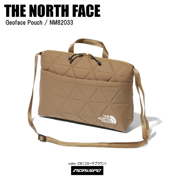 ネコポス The North Face ノースフェイス リュック バッグ Geoface Pouch ジオフェイスポーチ Nm033 コヨーテブラウン アクセサリー ウインター小物 バックケース類 モリヤマスポーツ公式オンラインストア