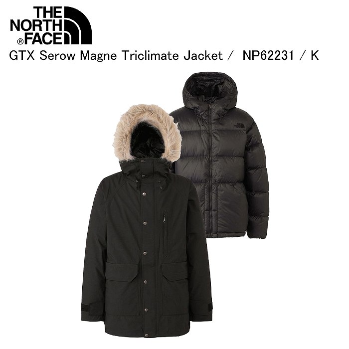 THE NORTH FACE ノースフェイス NP62231 GTX Serow Magne Triclimate Jacket K ブラック  ジャケット ゴアテックス-モリヤマスポーツ公式オンラインストア