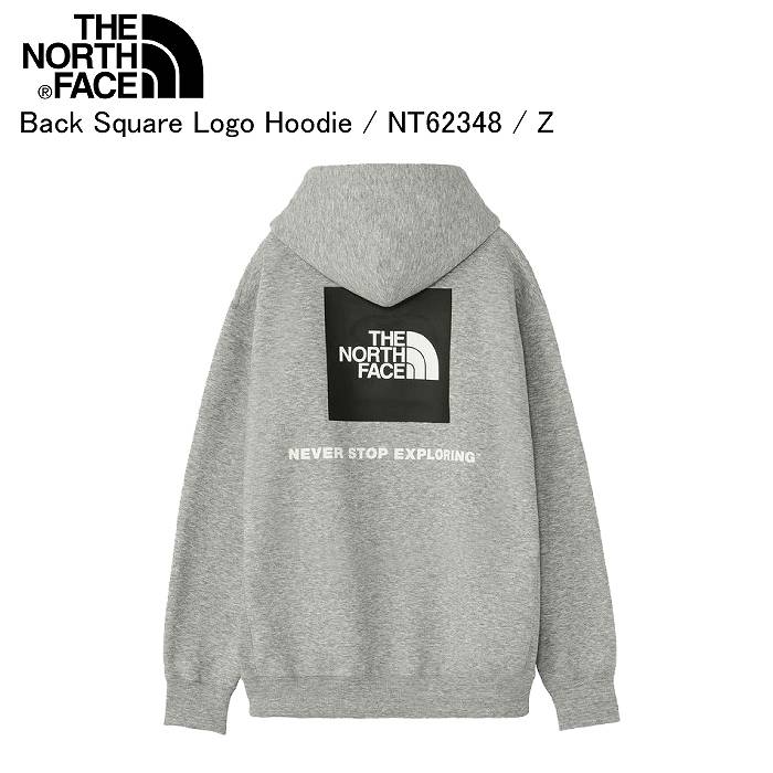 THE NORTH FACE ノースフェイス NT62348 Back Square Logo Hoodie